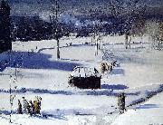 George Wesley Bellows Blue Snow the Battery china oil painting artist